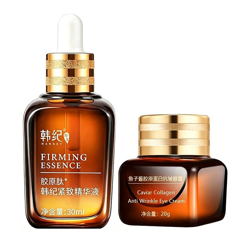 Moisturizing face serum and cream Raxing light Anti-wrinkle Collagen Pre-Exsenza Cavial Eye Cream Dark circle Remove eye bag