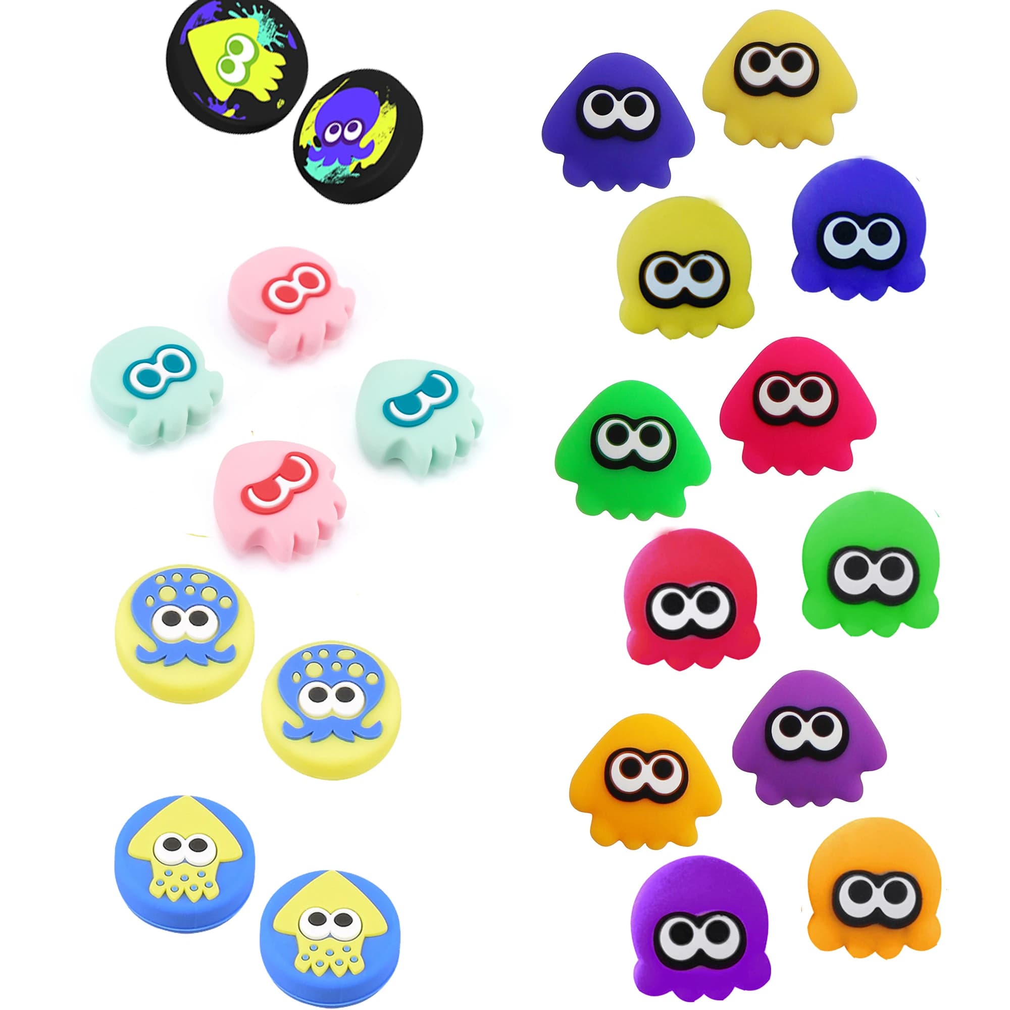 Custodia per levetta in silicone Octopus Squid Custodia per joystick per Nintendo Switch NS Oled Lite Joy-con Controller Thumb Stick Grip Cap