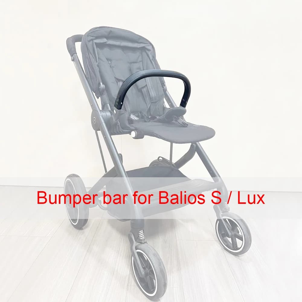 Copertura in pelle Passeggino Bracciolo Per Cybex Balios S Lux Barra paraurti Passeggino Regolabile Sostituzione diretta Poggiamano Accessori per bambini