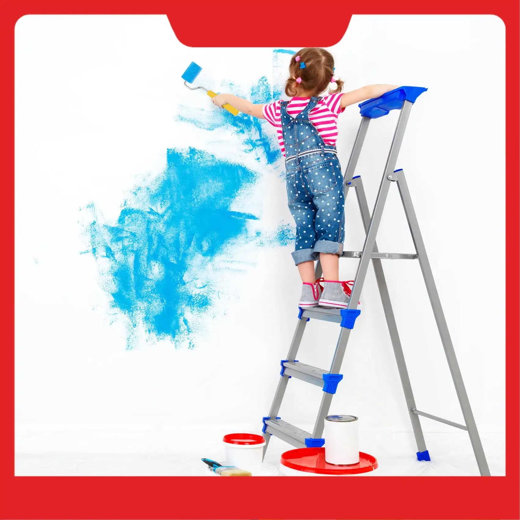 A32HOT-6 Pz Mini Kit di decorazione per pittura con rullo di vernice in schiuma Set di vassoi per rulli di vernice piccolo da 2 pollici per pennello di riparazione per pittura murale