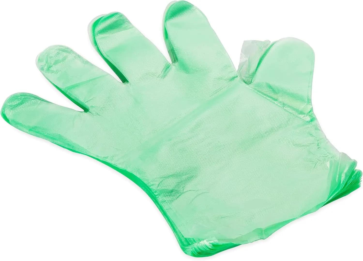 Durable All Purpose RV and Camper Disposable Sanitation Gloves | Ideal in Wet or Dry Conditions | Green Non-Latex Gloves | 100 P