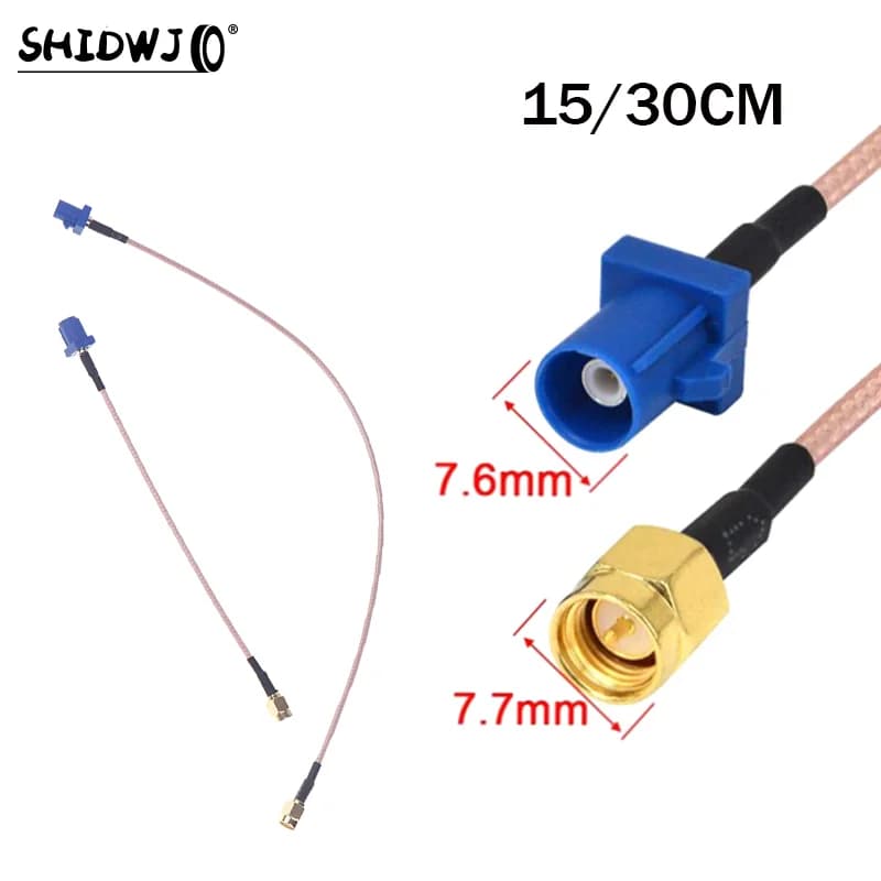 GPS antenna adapter Fakra C to SMA male spiral cable RG316 for car DVR module GPS tracking antenna receivers of navigation system