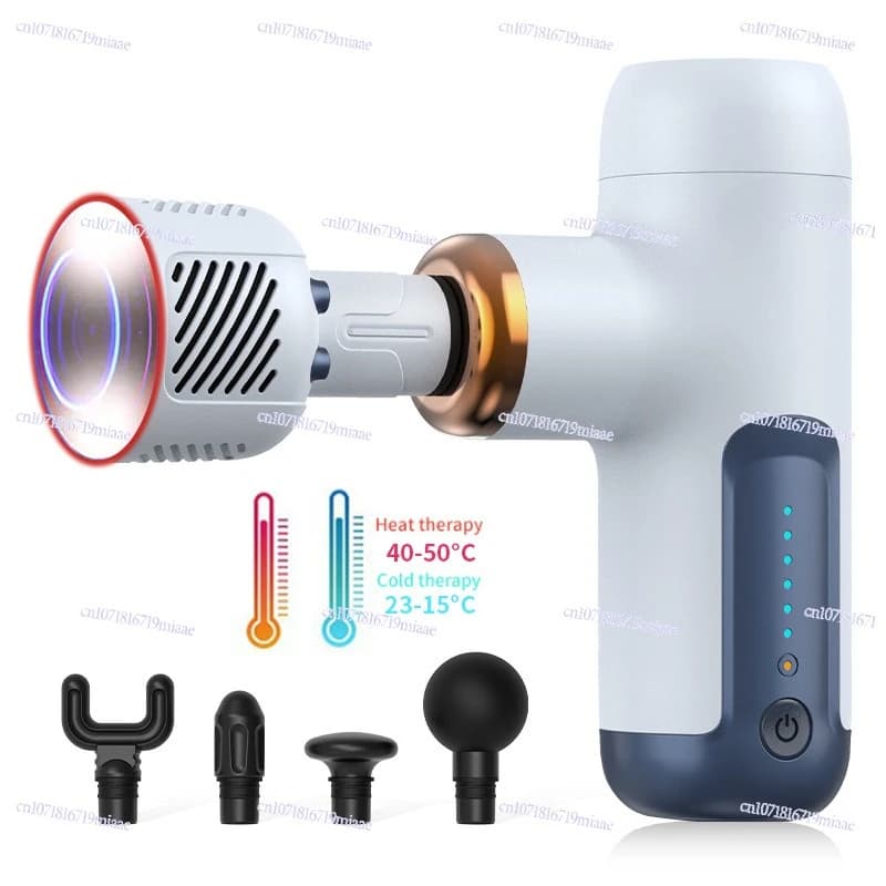 New Hot & Cold Band Gun, Muscle Massage, Electric Vibration, Mini Massage Gun with Hot & Cold Pack Gun