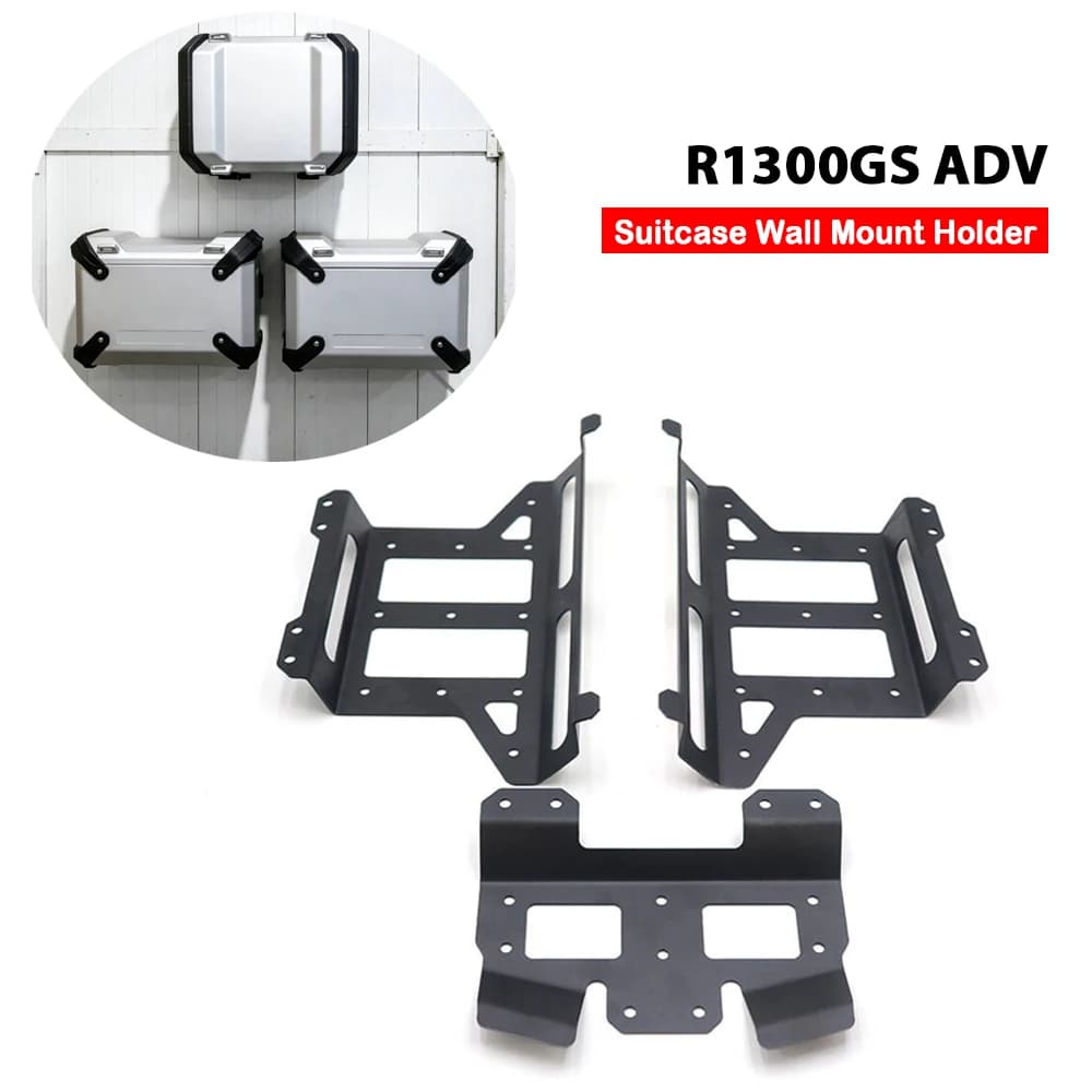 Supporto a Parete per BMW R1300GS Adventure, Porta Valigie Laterali OEM R 1300 GS ADV, Supporto per Bauletto Posteriore, Rack Portaoggetti a Parete