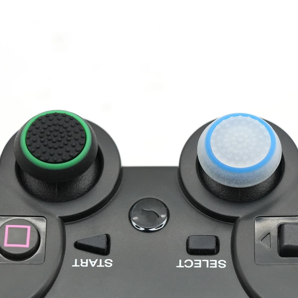 16 pz Silicone Keycap Controller Thumb Stick Grip Joystick Cap Cover Analogico Per PS3 PS4 XBOX ONE Giochi Joystick Accessori