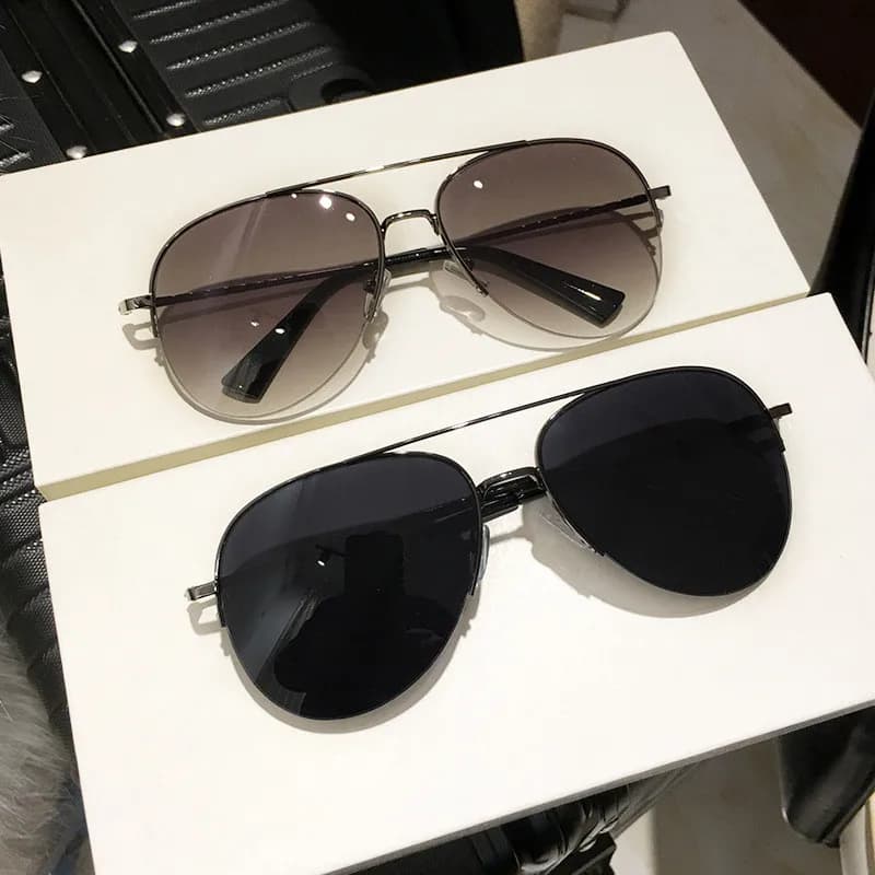 Classic for Men Aviator Metal Frame Sunglasses Outdoor Sports Anti-UV Driving Sun Glasses UV400 Women Eyewear