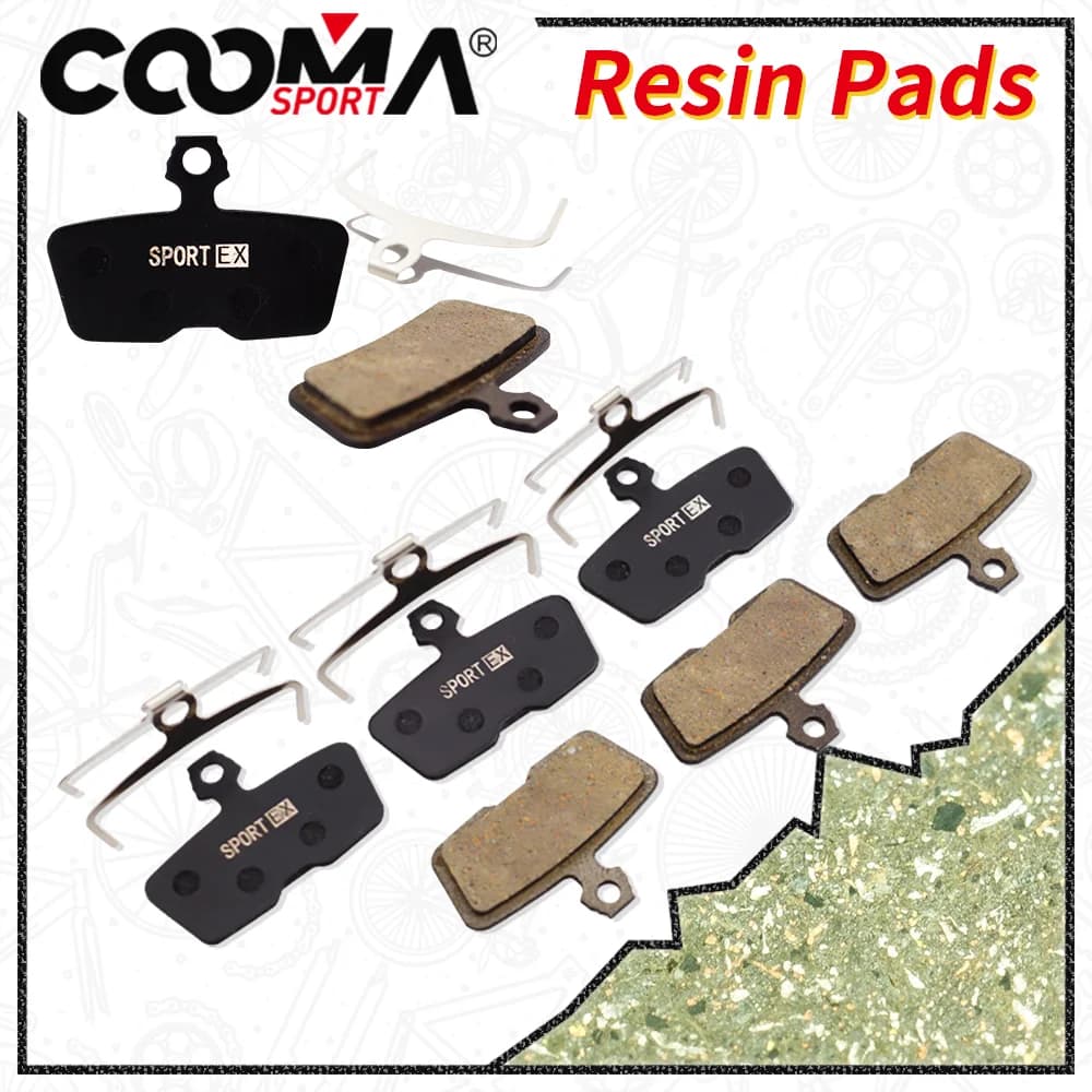 4 paia, pastiglie freno a disco per bicicletta per AVID SRAM CODE R, NUOVO CODICE, pinza guida RE, resina Sport Ex Class