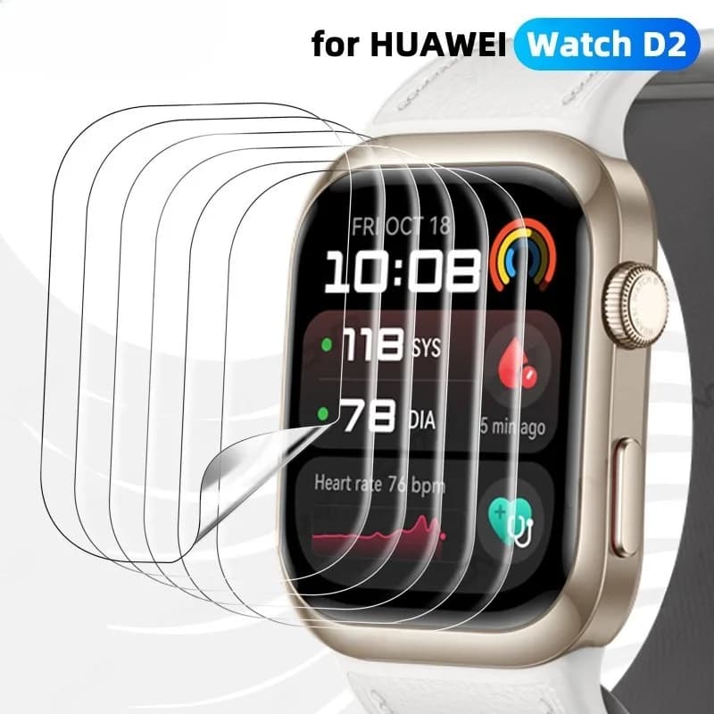 Pellicola protettiva morbida in TPU per Huawei Watch D2 Protezione per lo schermo Trasparente HD Copertura completa Pellicola flessibile antigraffio Watch D2