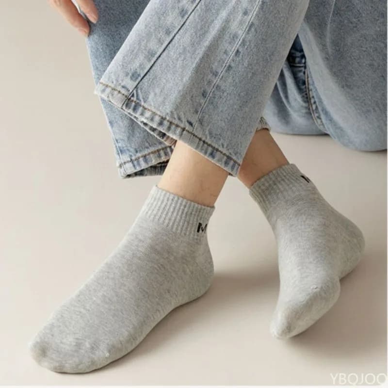 5 paia di calzini corti comodi casual primavera autunno da uomo calzini antiodore che assorbono il sudore calzini da uomo versatili alla moda