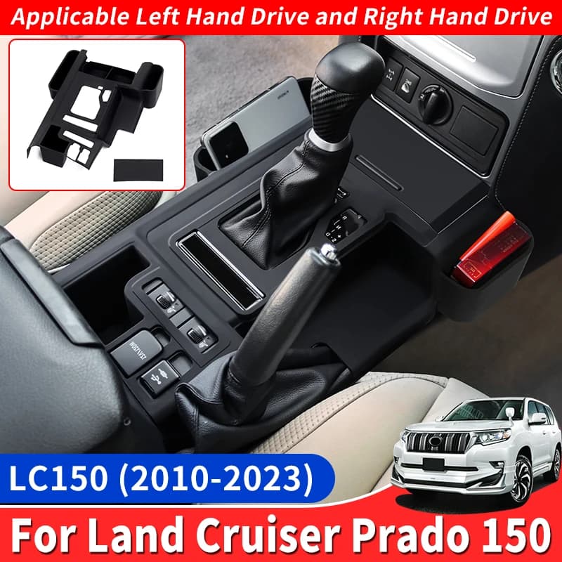 Copertura protettiva per console centrale per Toyota Land Cruiser Prado 150 LC150 2011 2016 2010-2023 Accessori interni per auto Decorazione Copertura del cambio