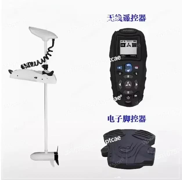 Jacking Machine P65gps Elica di ancoraggio elettronica Controllo a pedale wireless Esca Barca Zattera in gomma Barca da pesca Motore fuoribordo