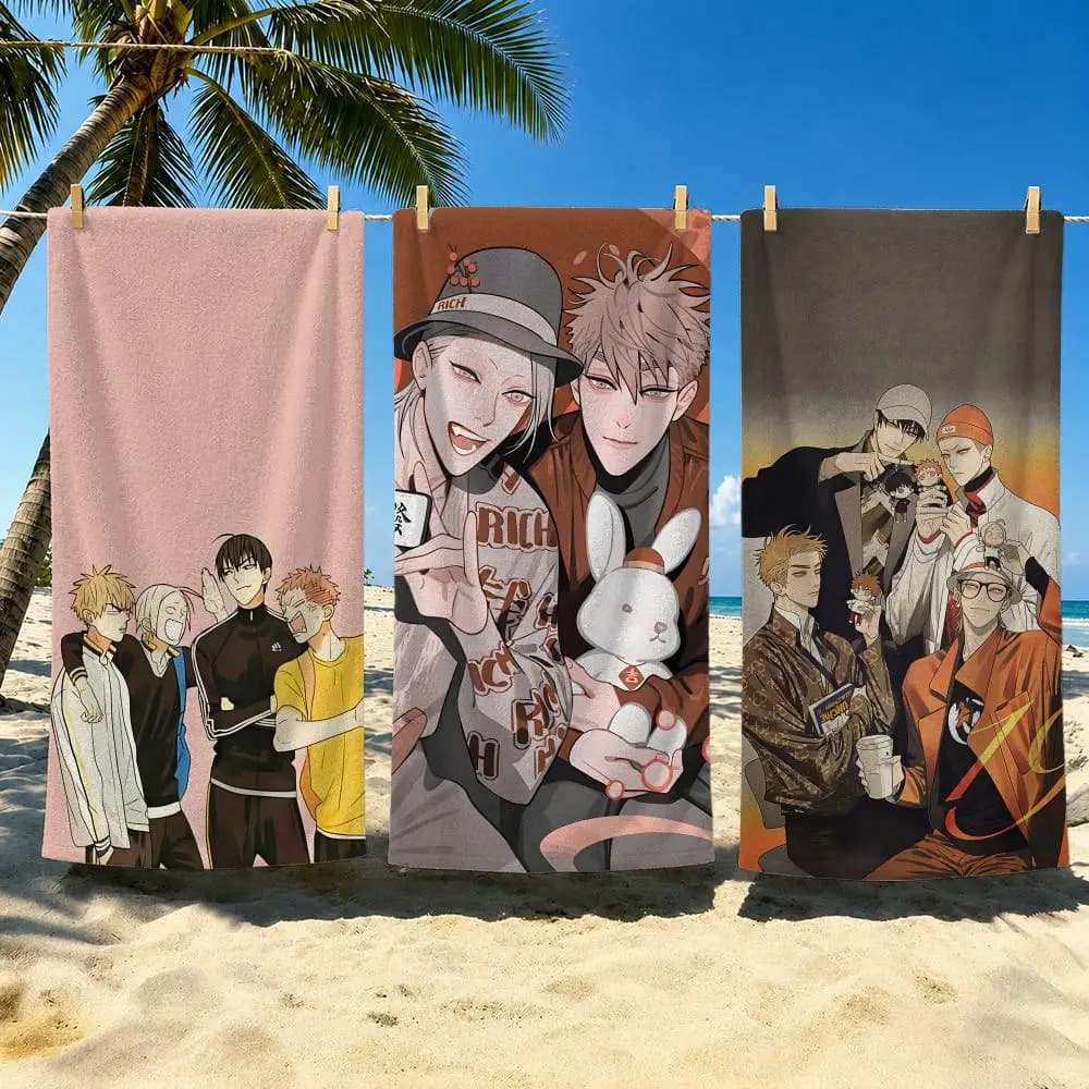 19 Days Towel Towel Soft Pool Gift For Travel Gym Shower Cool Camping Quick Dry Sports Large Beach Towel