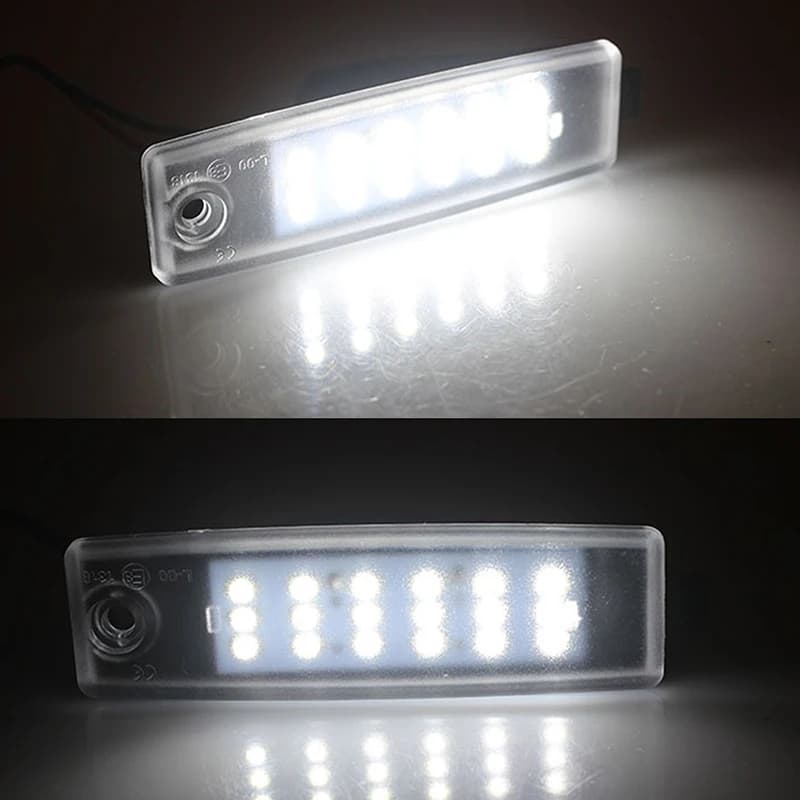 2 pezzi di luce targa a LED senza errori per 1998 ~ 2003 numero di coda dell'auto lampade per retroilluminazione luci per bagagliaio a LED lampada per vano bagagli