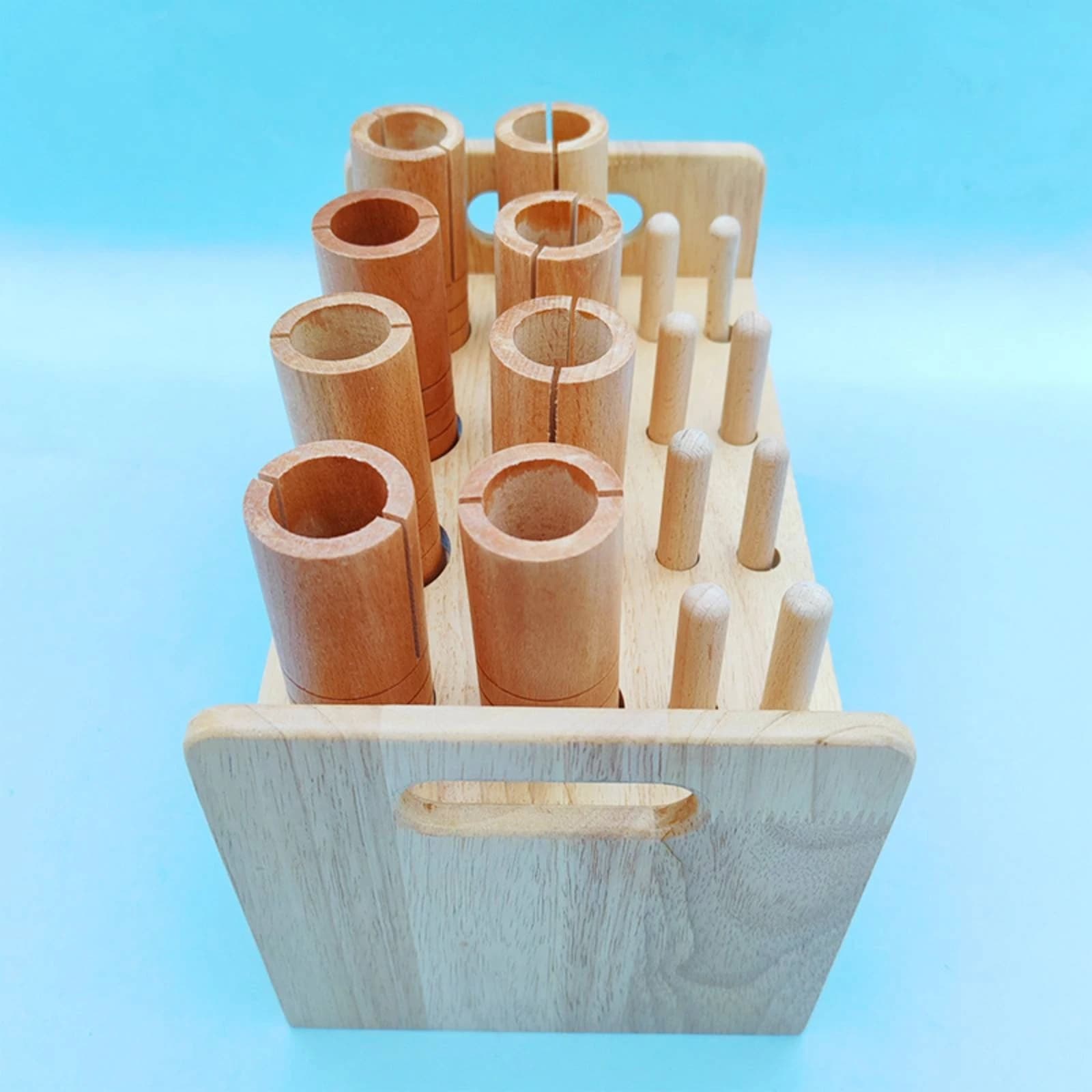 Rhythm Percussion Instrument Educational Wooden Percussion Set with Rack Child-Centered Safe for Children, Kindergarten