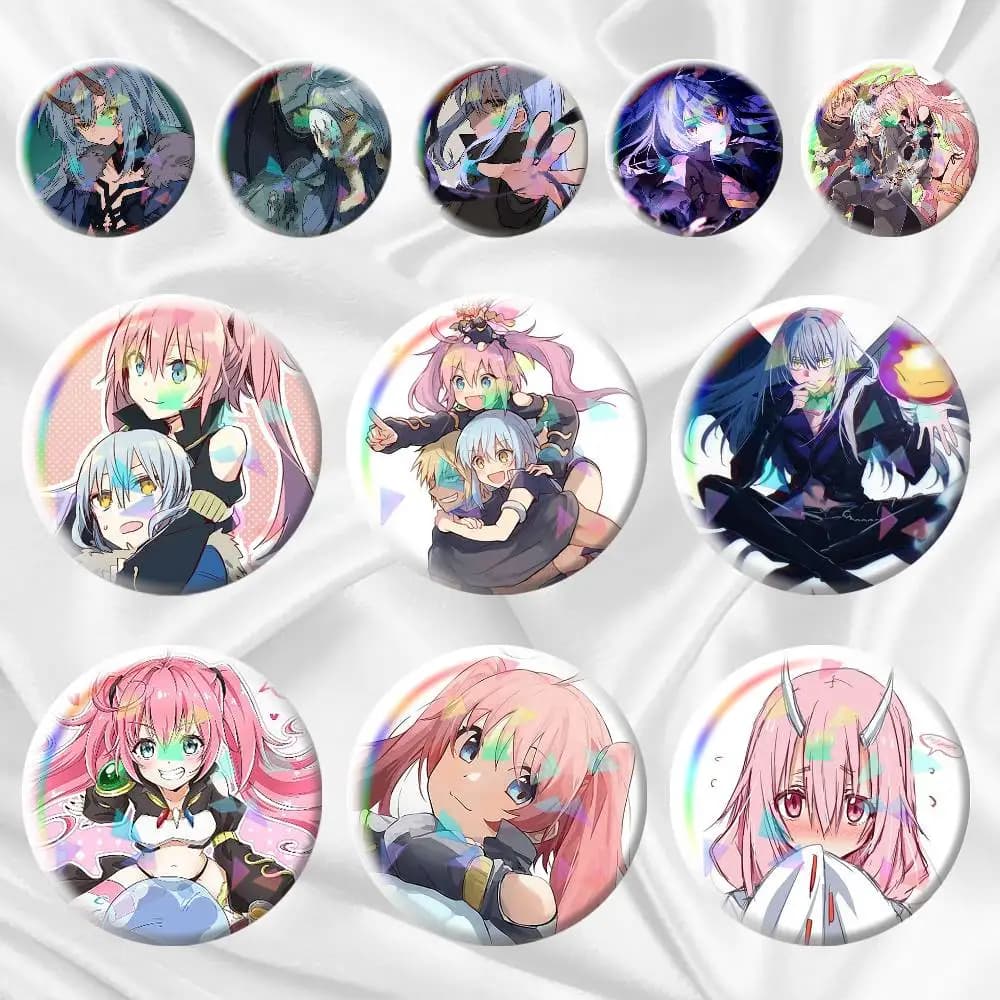 That Time I Got Reincarnated as a Slime Anime Spilla Distintivo da 75mm 44mm 25mm per Zaino Cappello Accessori Giocattoli