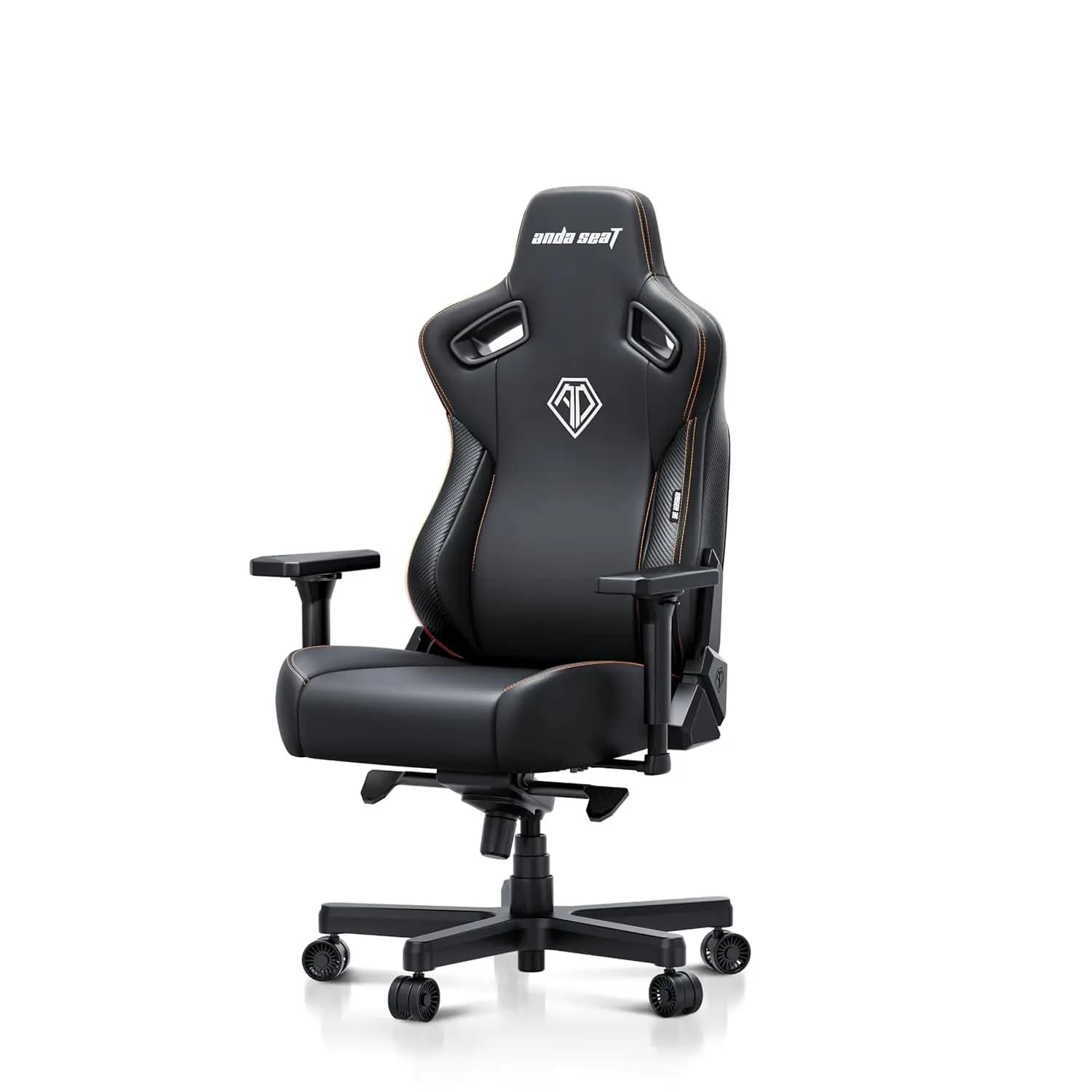 Sedia da Gaming Kaiser 3E per Adulti - Sedia da Ufficio Ergonomica con Braccioli 4D e Schienale Regolabile, in Pelle PVC Nera, Personalizzabile