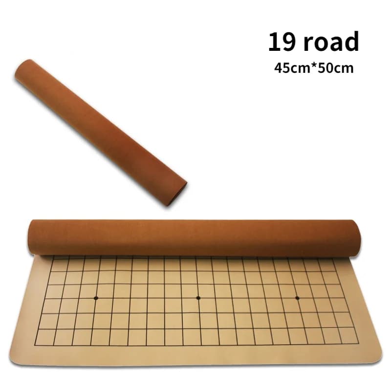 Scacchetta in pelle, pieghevole portatile, studente a 19 vie, commercio estero, vendita calda, 45cm * 50cm