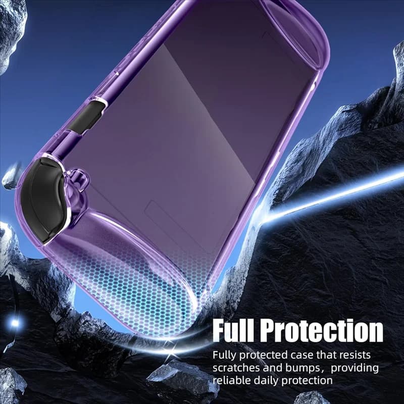 【B74A】Custodia protettiva per Nintendo Switch 2, custodia protettiva sottile e morbida in TPU Switch 2 per console NS2 e impugnatura Joy-Con