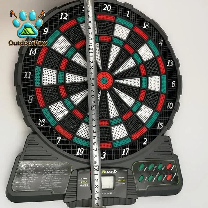 Professtional Electronic Dart Board Target Soft Plastic Automatic Scoring Electronic Darts Boards with 6 Darts +18 Tips Soft Tip