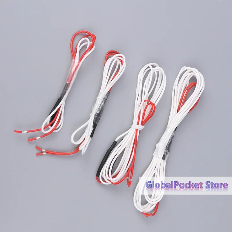 12V Silicone Rubber Low-voltage Heating Wire With Cold Wire Do Joint For Car Seats/Electric Blankets/Heating Pads/Floor Mat