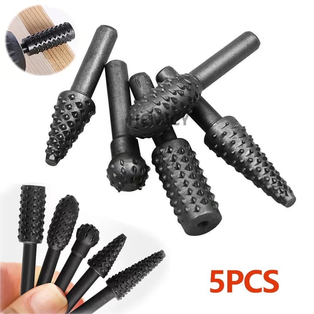 Set of 5 1/4''' Drilling Tips for Fai-da-Te, Carpentry Cutting Tools, Cutting Tools, General Building and Electrical Tools