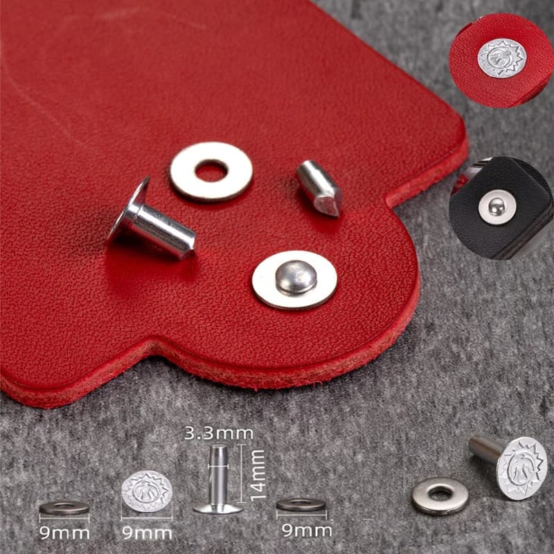 5/10 pieces model solar nail permanent accessories for punching leather diy suitable for belts and bags thickness 10 mm