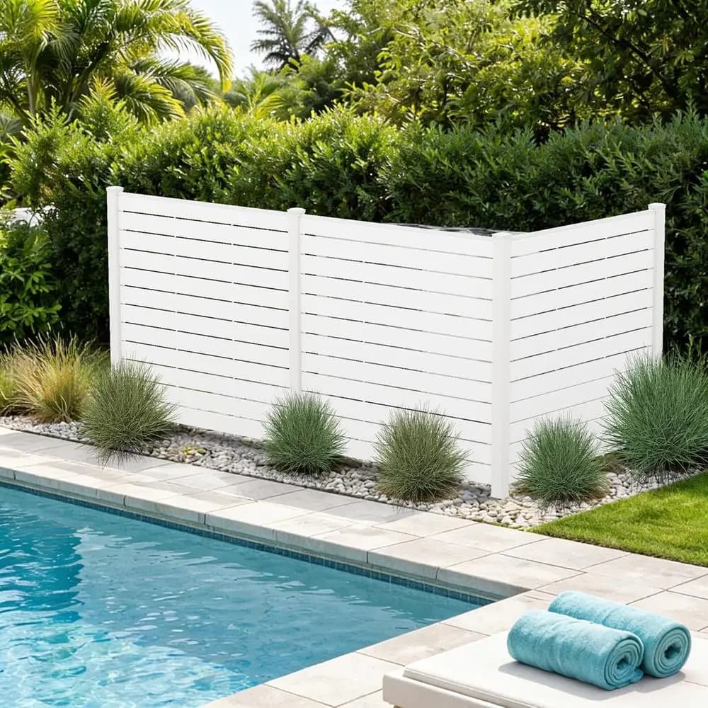 Pannelli per la privacy da esterno da 50" L x 48" A, per condizionatori d'aria, coperture per attrezzature da piscina, kit di copertura per bidoni della spazzatura o per esterni