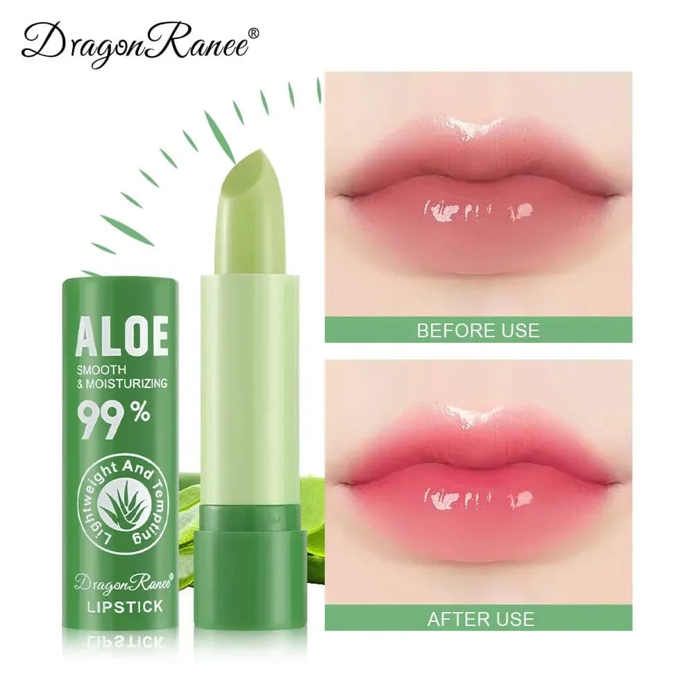 Temperature-sensitive lip change magic color Fragrant fruit Nutrient Hydrating Lip balm transfer test Organic cosmetics