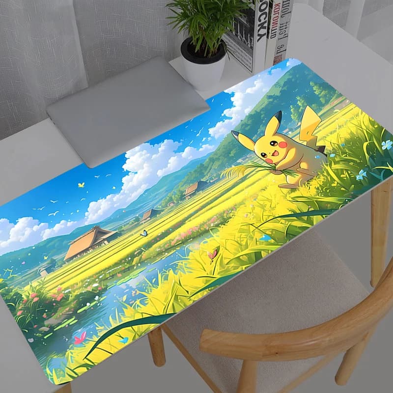 Tappetino per mouse Anime Pokemon Pikachu Accessori da gioco Tappetino per tastiera Varmilo Tappetino per scrivania Tappetino per mouse Gabinete Gamer