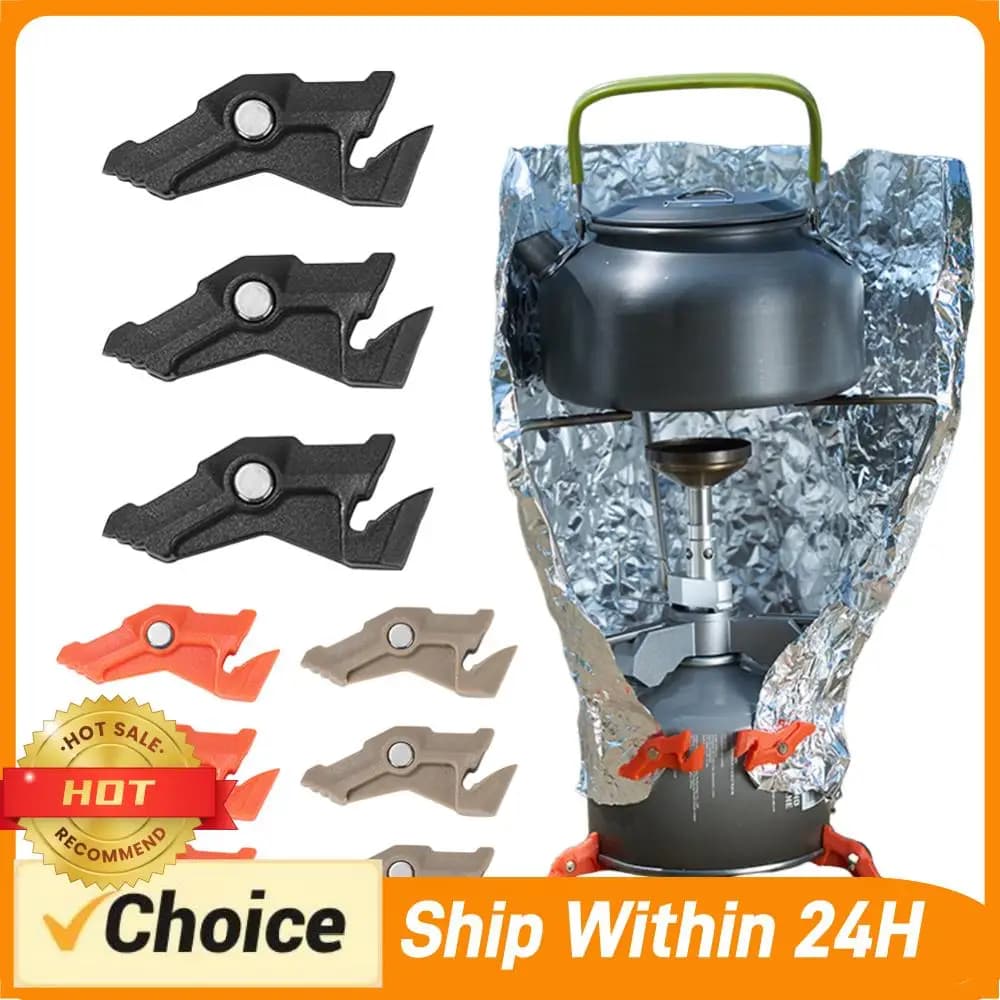 Support for Gas Tank, Multifunctional Tank Stabilizer, Camping Stove and Bottles, for Camping and Backpacking
