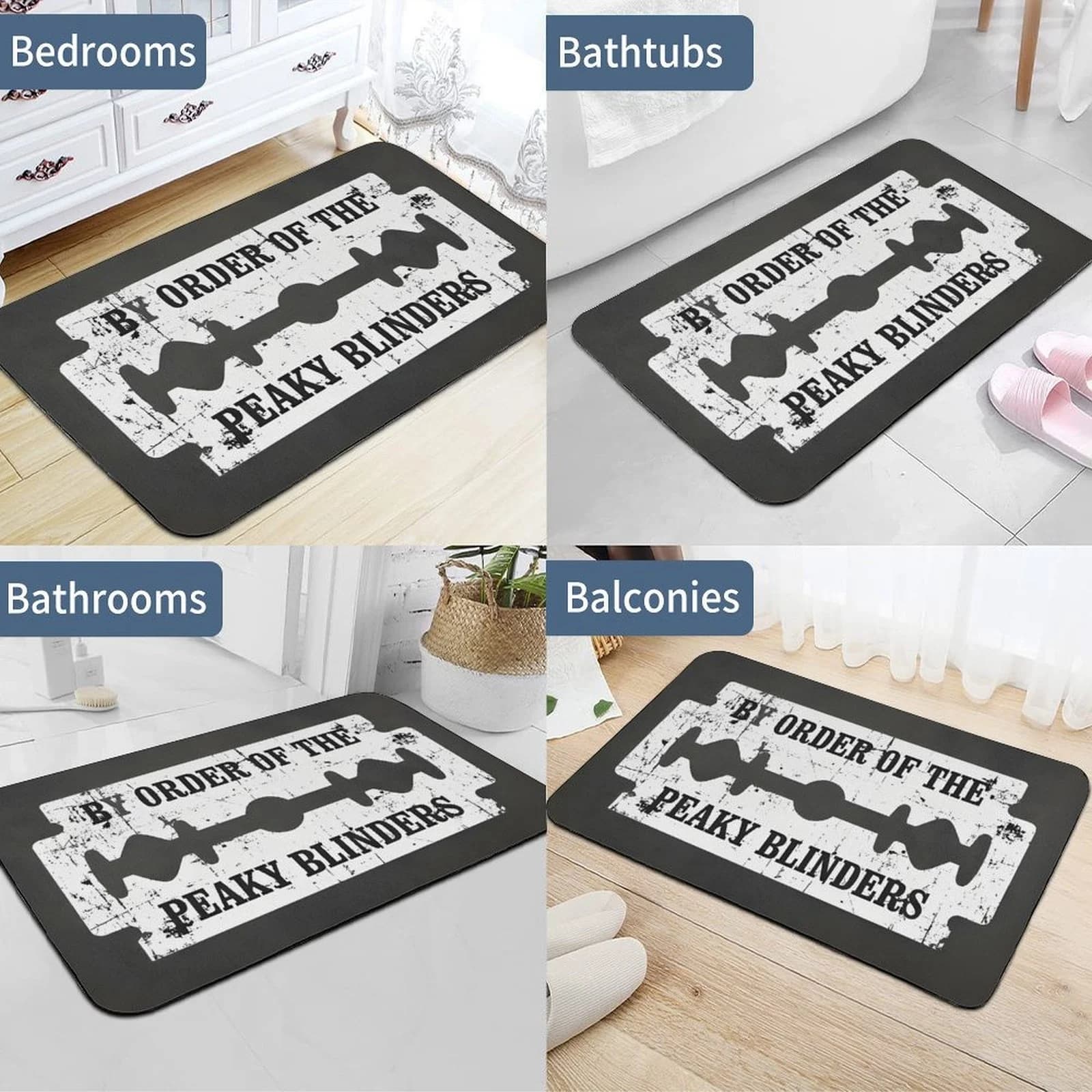 Zerbino Peaky Blinders: design audace, aggiunge un fascino tagliente e un personaggio all'ingresso di tua casa, perfetto per i fan dello spettacolo