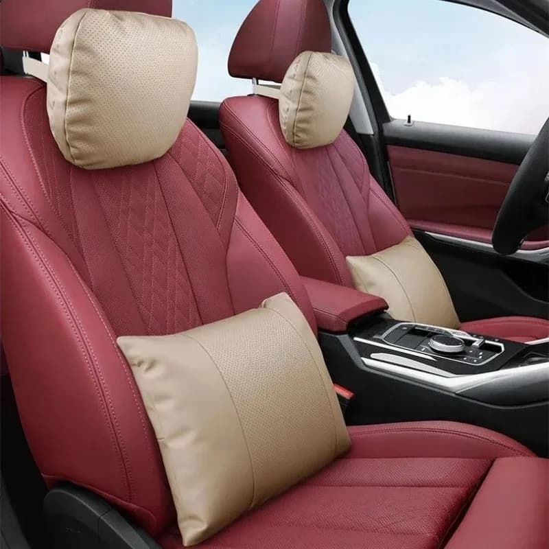 Car Embroidery Neck Pillow for Dongfeng Headrest Lumbar Cushion Neck Pillow 370 A30 A9 BOX E11K Paladin Nano EX1 06 Accessories