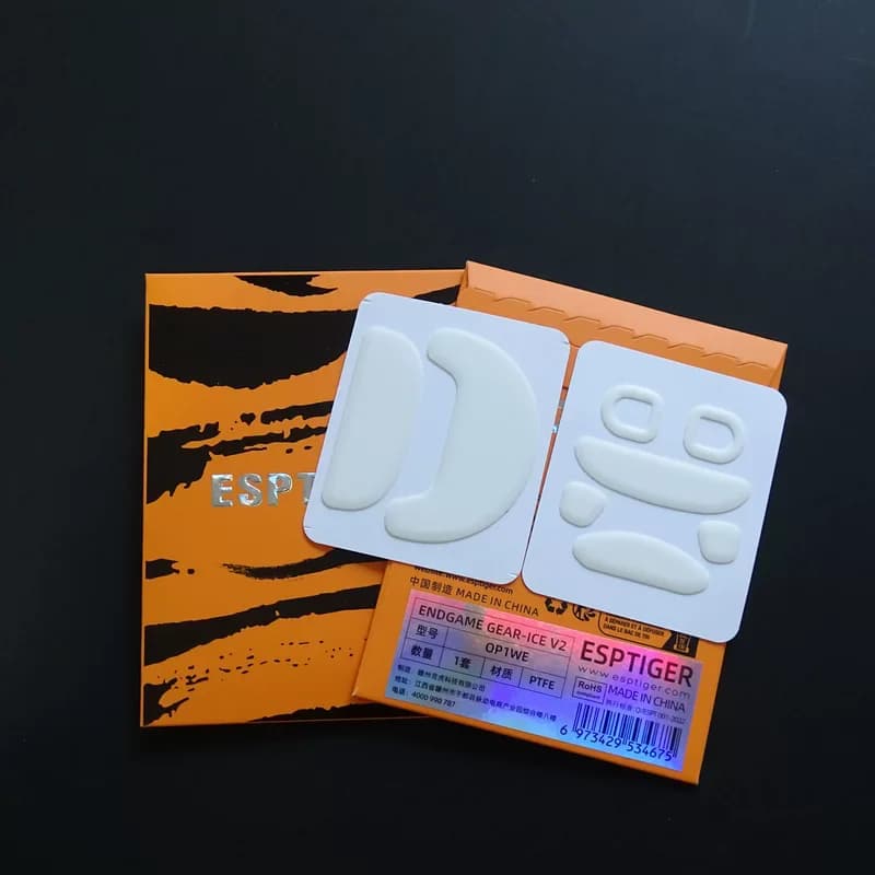 1 Confezione Originale Esptiger ICE V2 Mouse Pattini Per ENDGAME GEAR OP1WE Mouse Bianco Arc Esports PTFE Mouse Piedi Scivola