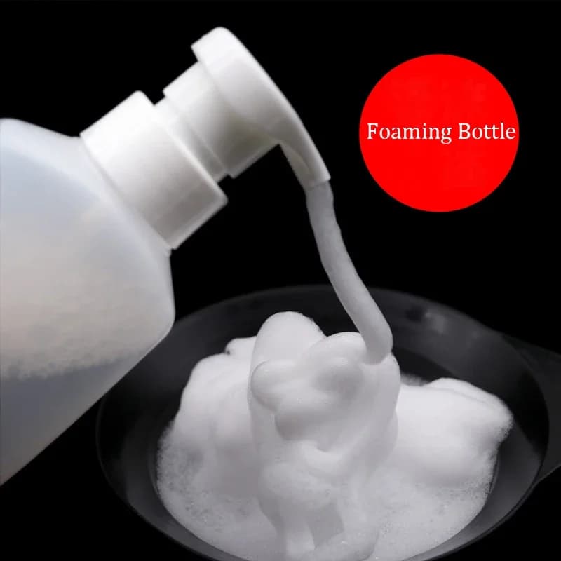 Bottiglia schiumogena Bottiglia da spremere Sapone Mousse Dispenser di liquidi Schiuma Shampoo Lozione Imbottigliamento Bottiglie di schiuma Contenitori da viaggio vuoti