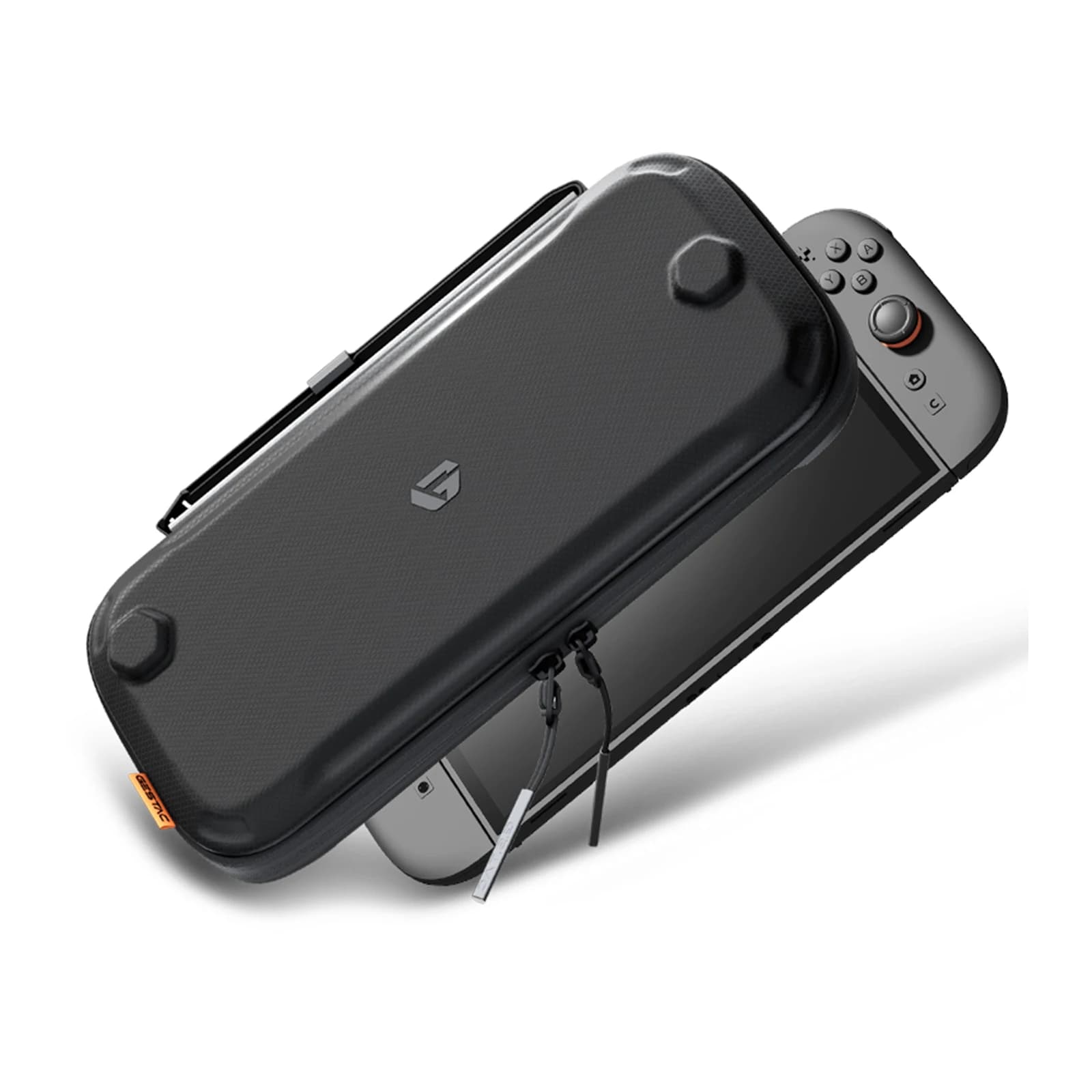 Custodia da trasporto tattica sottile GSTTAC compatibile con Switch 2 (2025), custodia rigida con 12 slot per carte da gioco