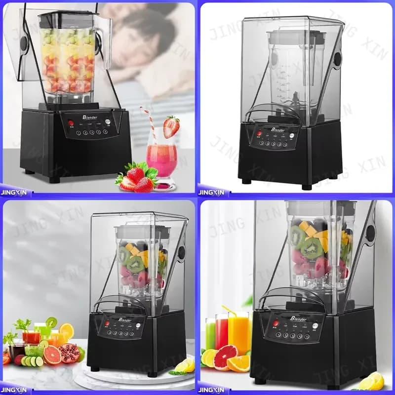 Custom for Commercial Smoothie Blender Noise Reducing Soundproof Enclosure Countertop Ice Crusher Cold Drink Machine Bubble