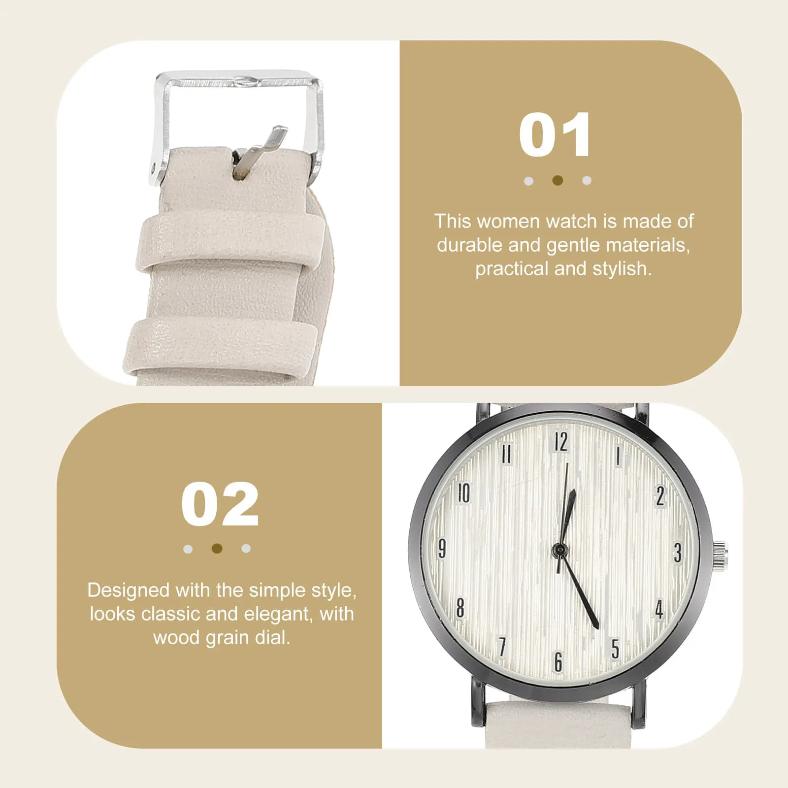 Elegant Women Wrist Watch Stylish Lightweight Strap Precise Timekeeping Fashionable Party School Gift Wrist Watch