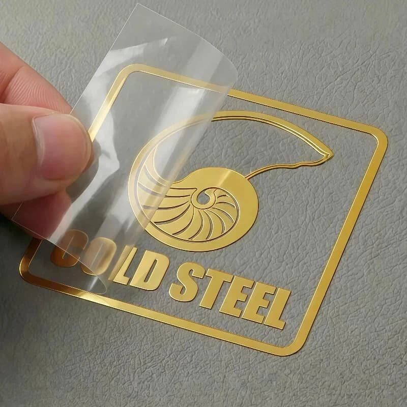 100 adesivi adesivi personalizzati adesivi personalizzati metallo oro argento adesivo trasferimento personalizzato 3D etichette per matrimoni logo aziendale UV DTF