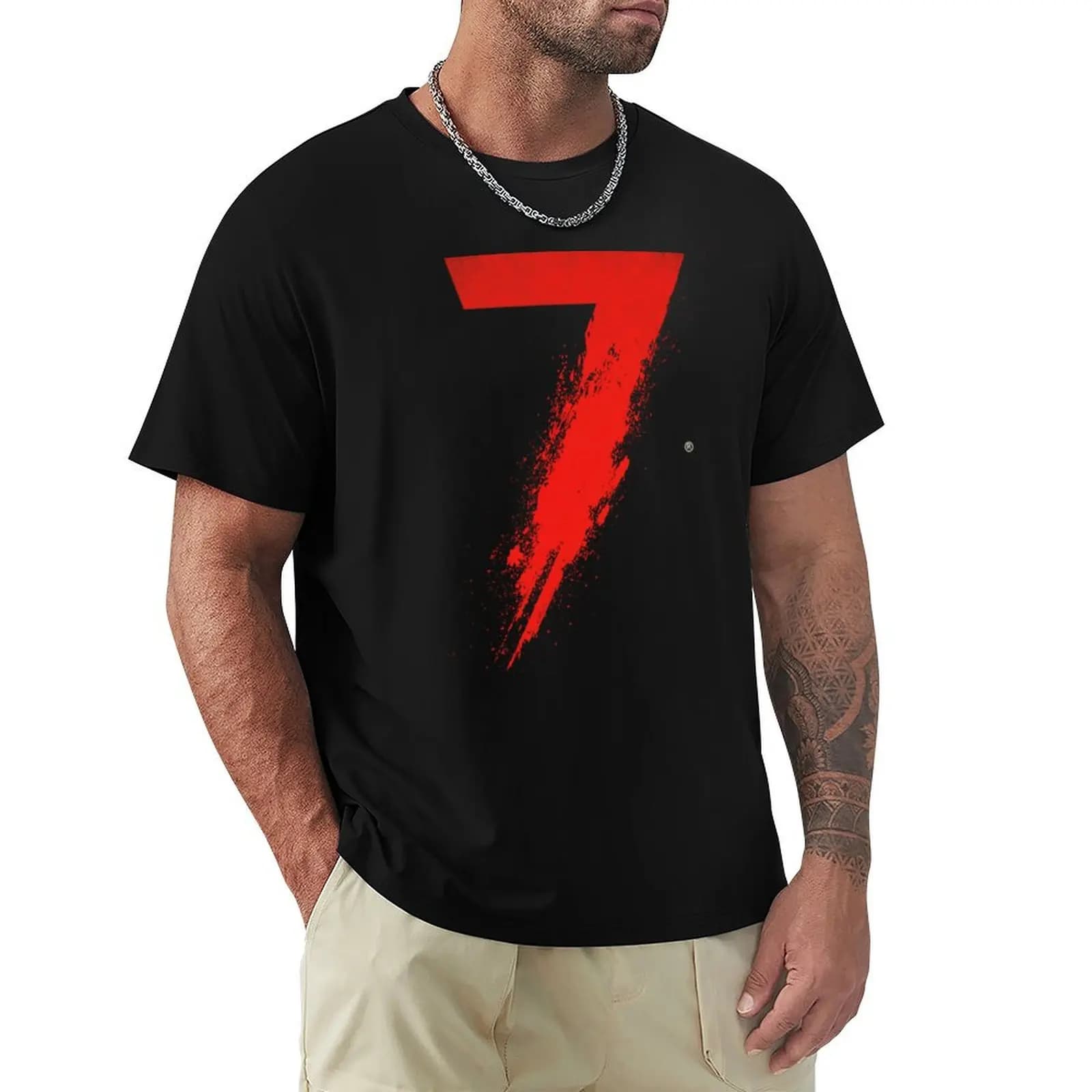 7 days to die T-shirt in cotone a maniche corte per sport attivi
