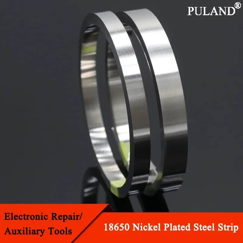 1 Roll 10m 18650 Li-ion Battery Nickel Plated Strip Connector 0.1mm 0.12mm 0.15mm 0.2mm Battrey Connector Spot Weld Steel Belt