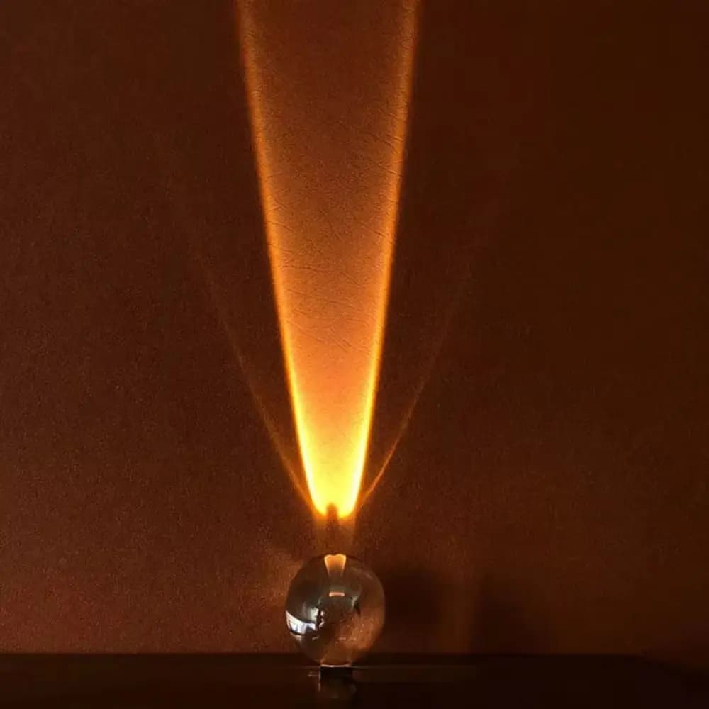 High-End Design Crystal Desk Lamp Rainbow Atmosphere Egg-shaped Design Night Lamp Creative Luminous Italian Designer