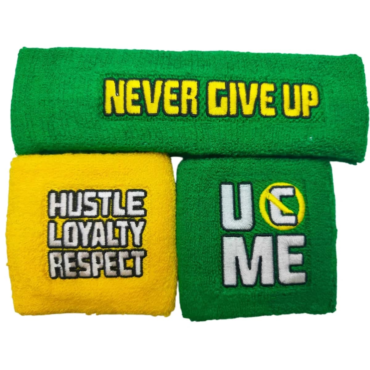 Braccialetti per JOHN CENA Wrestling Sport Fascia per le mani Sudore Supporto per il polso Brace Avvolge Guardie Palestra Pallavolo Basket Fascia per il sudore
