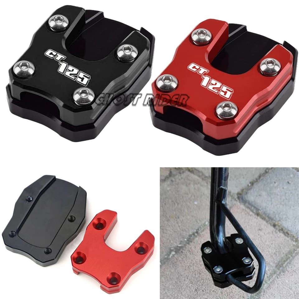 Per HONDA CT125 CT 125 2019-2023 Accessori Moto CNC Cavalletto Piede Cavalletto Laterale Estensione Pad Piastra di Supporto Ingrandire