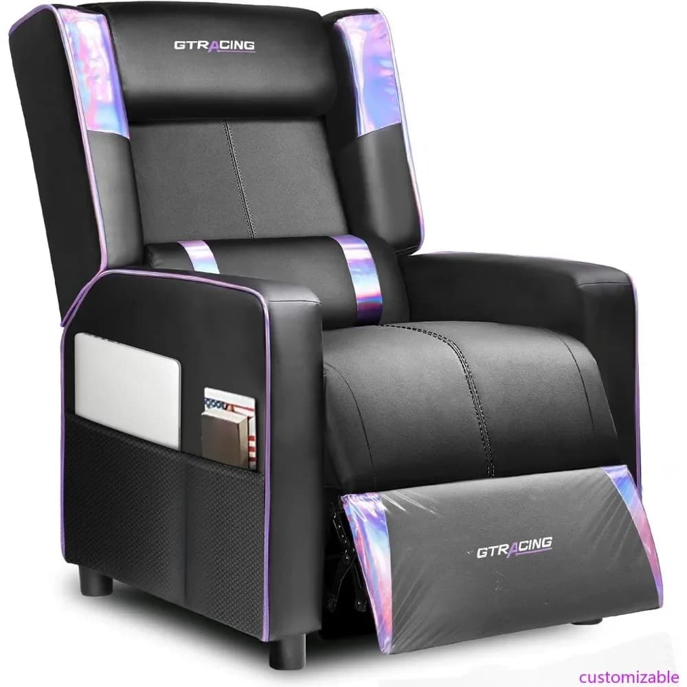 Poltrona Reclinabile da Gaming: Divano Moderno in Pelle PU per Adulti con Ergonomia Stile Racing