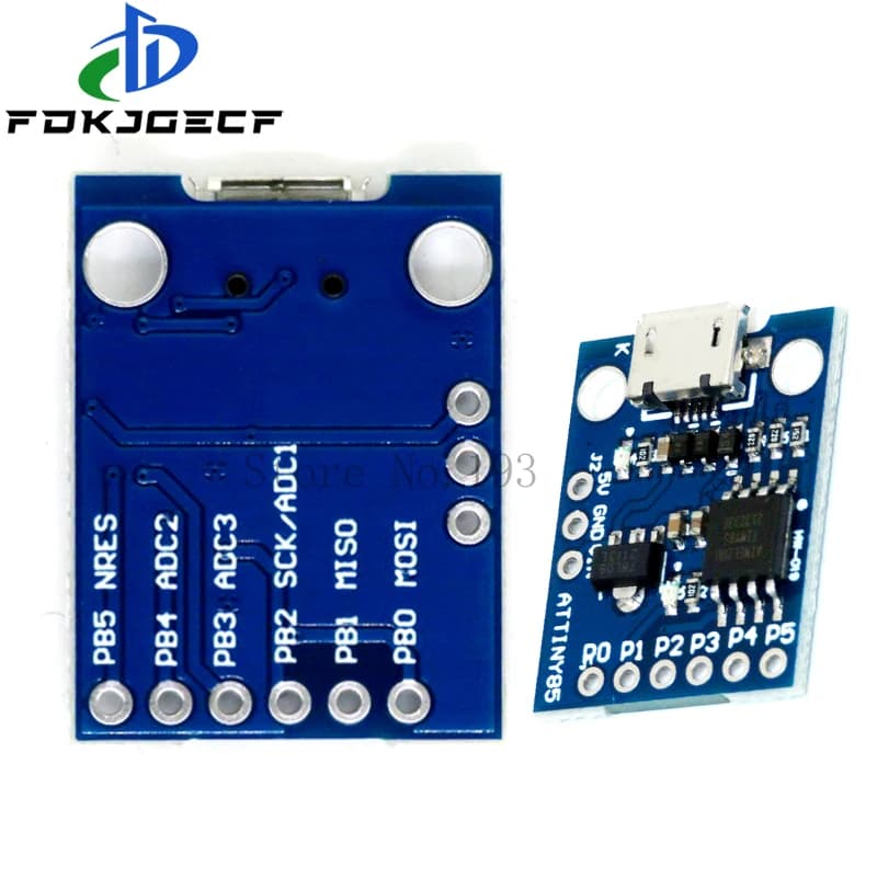 ATtiny ATtiny85 Digispark Kickstarter Module Micro USB Development Board for Arduino IIC I2C TWI SPI Low Power Microcontroller