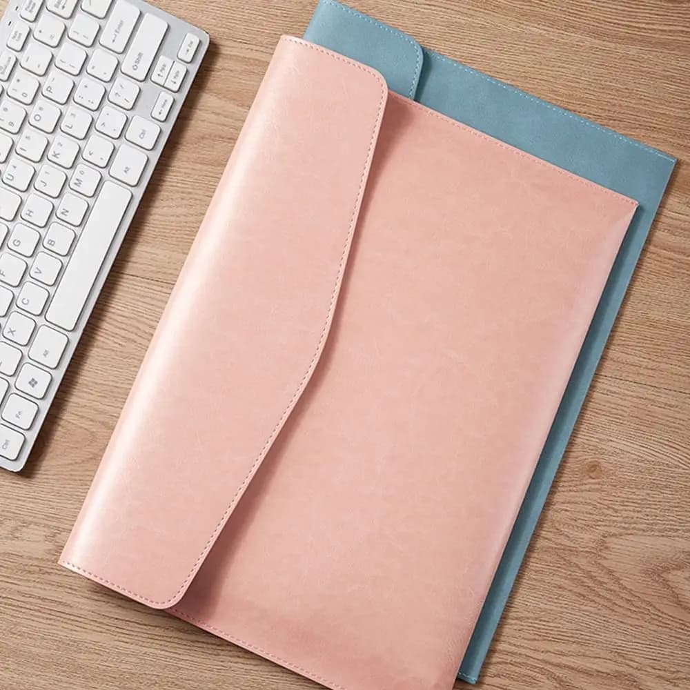 Capacity Document Organiser Stationery Dustproof School Office Supplies Document Bag Briefcase Leather File Folder File Bag