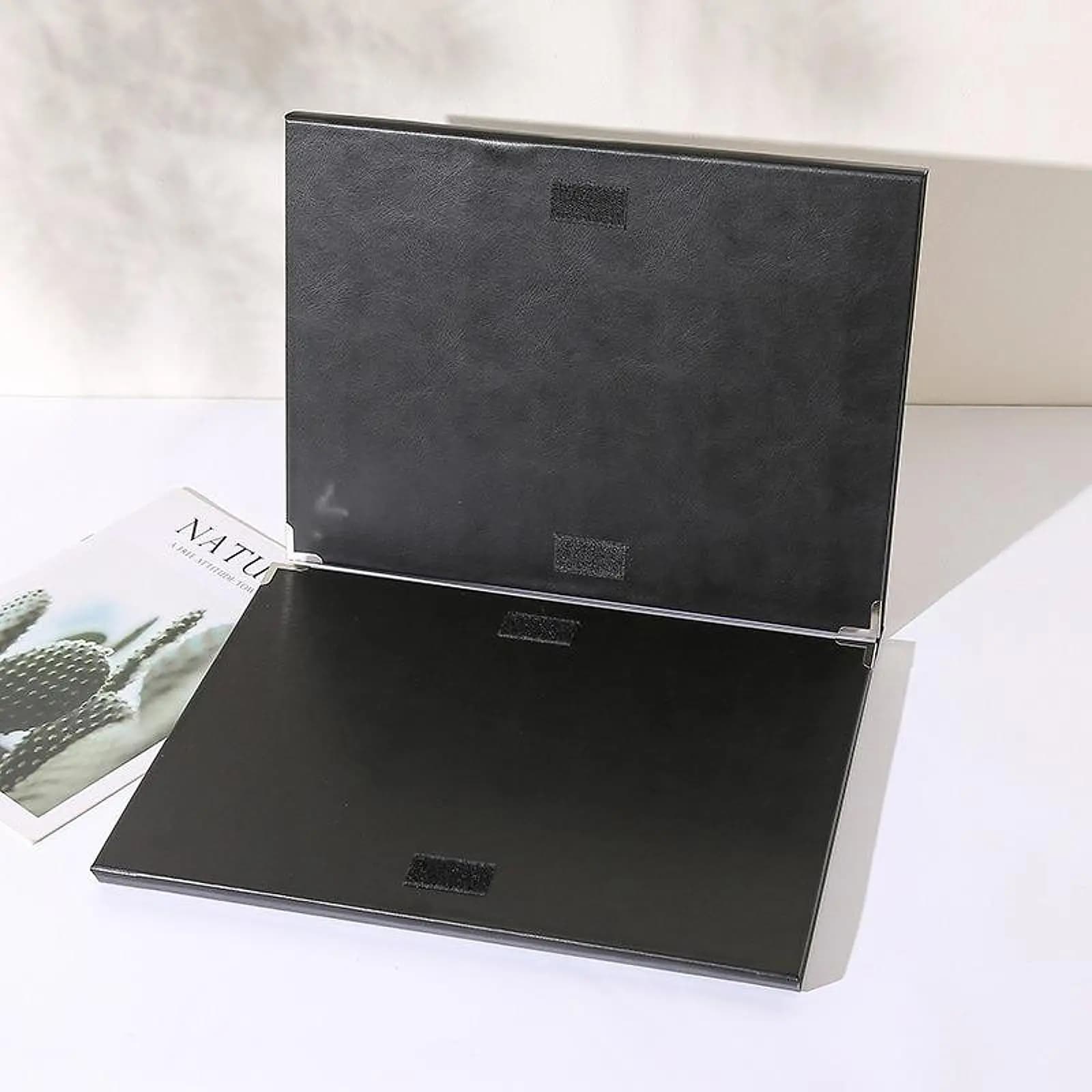 Espositore per Lenti con 24 Scomparti in Pelle PU, Porta Lenti per Occhiali da Sole e da Vista, Vetrina per Lenti