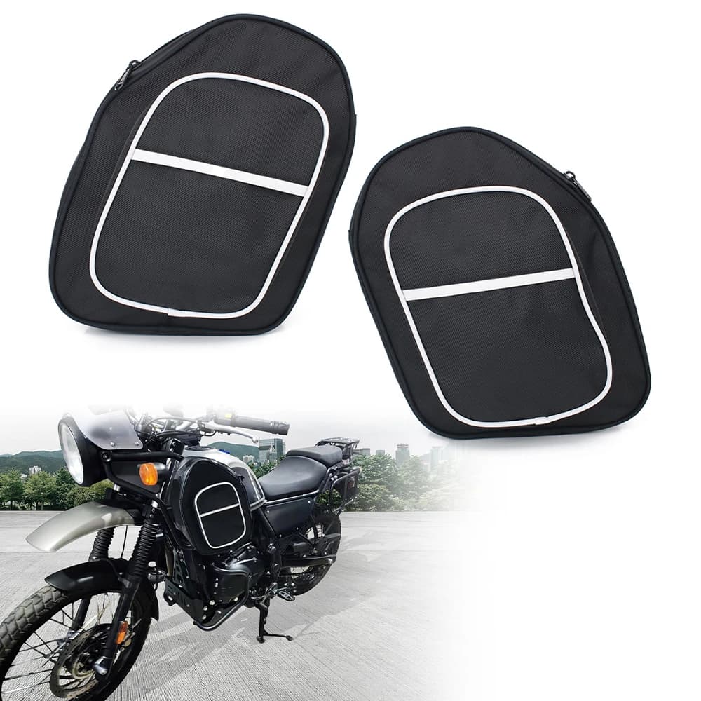 Motorcycle Accessories Fit For ROYAL ENFIELD HIMALAYAN 411 2018-2023 Side Bag Top Frame Canvas Luggage Bags Front Top Frame