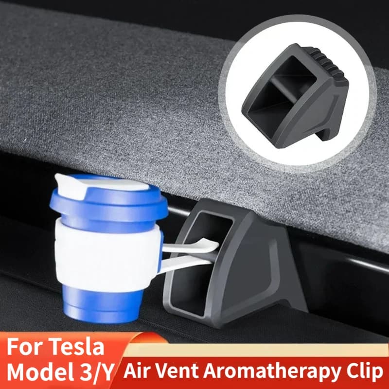 Clip per aromaterapia Air Vent per Tesla Model Y Juniper 2025 Model 3 Highland 2024 2025 Supporto per deodorante per auto in silicone Parti di automobili