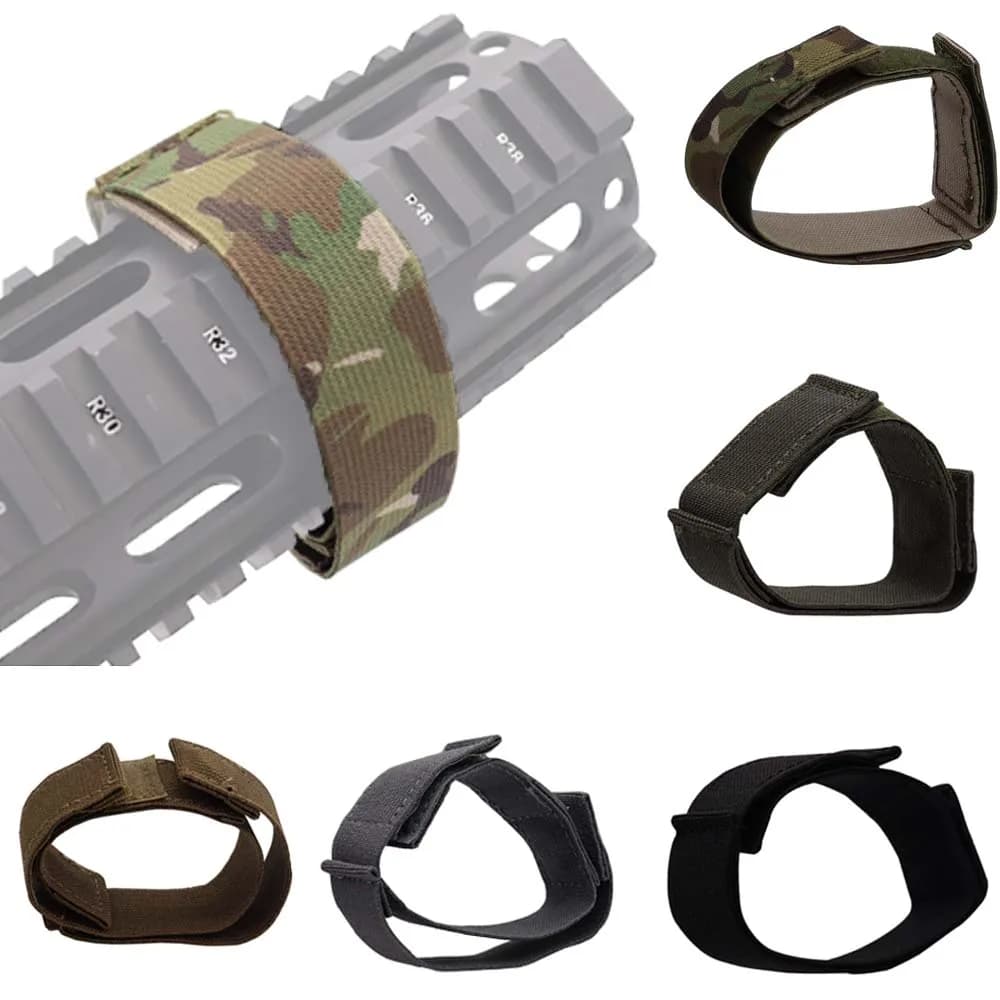 Fwoyonze Cinghia di fissaggio magnetica elastica Fucile da caccia Airsoft Gear Cavo di stoccaggio Organizzatore Cinghia Escursionismo Accessori da esterno